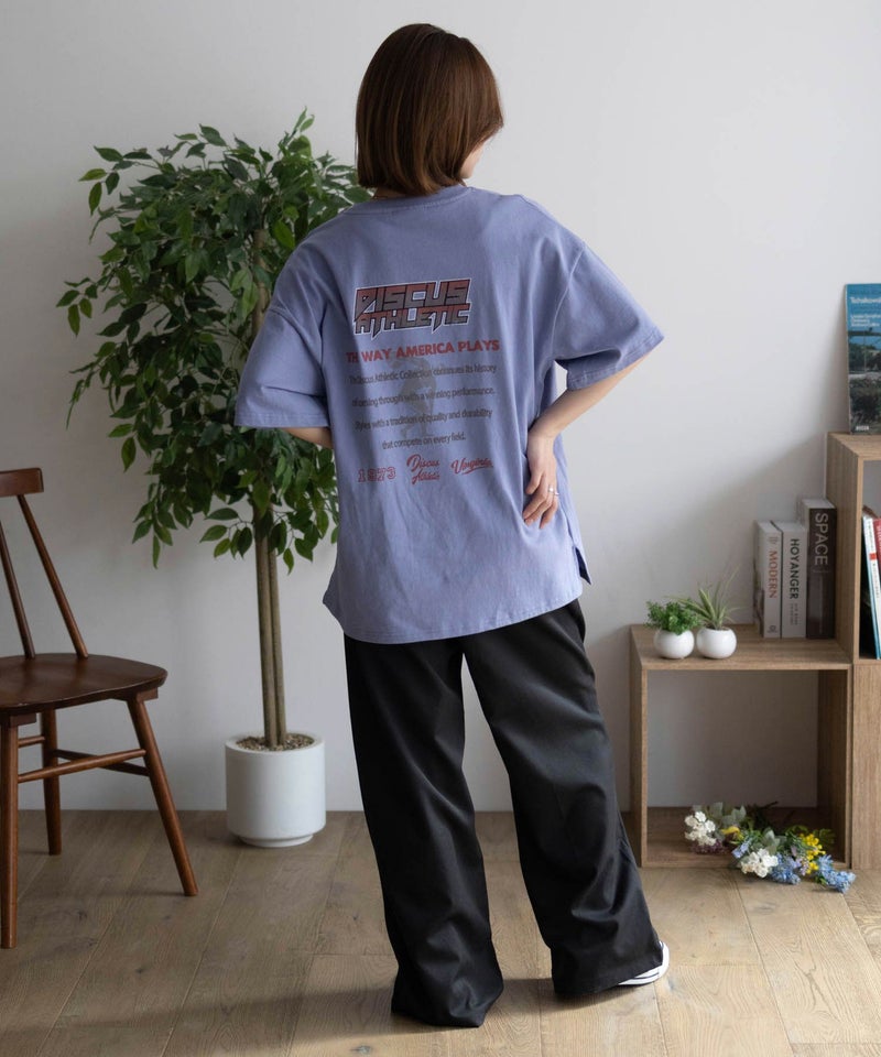 DISCUS プリントビッグTシャツ 人 レディース メール便 対応商品商品画像-27