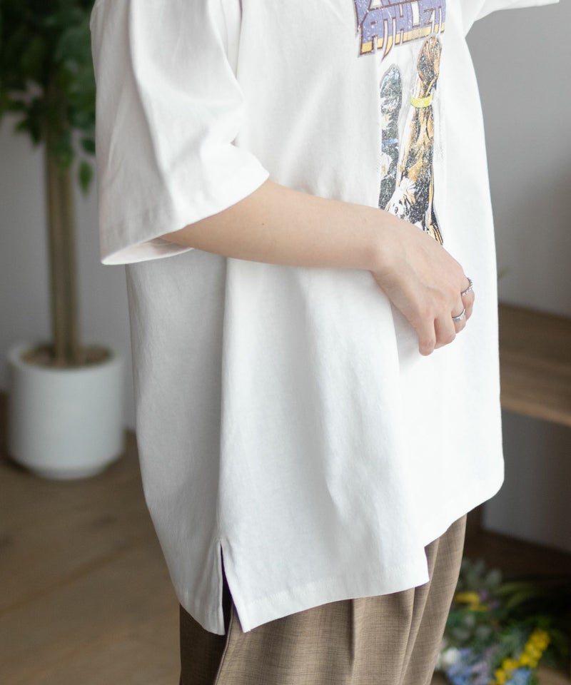 DISCUS  プリントビッグTシャツ 犬 レディース メール便 対応商品商品画像-12