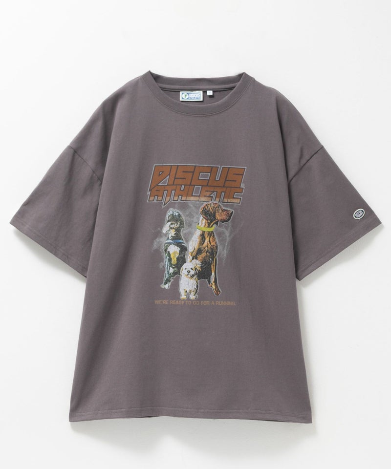 DISCUS プリントビッグTシャツ 犬 レディース メール便 対応商品商品画像-15