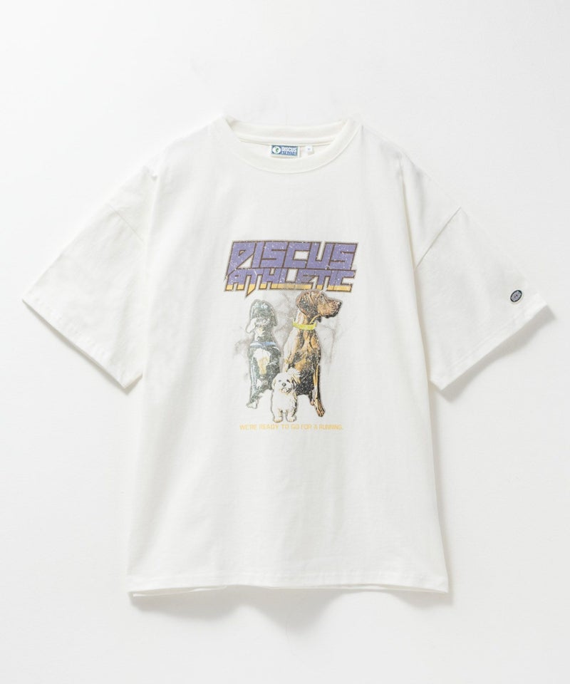 DISCUS プリントビッグTシャツ 犬 レディース メール便 対応商品商品画像-17