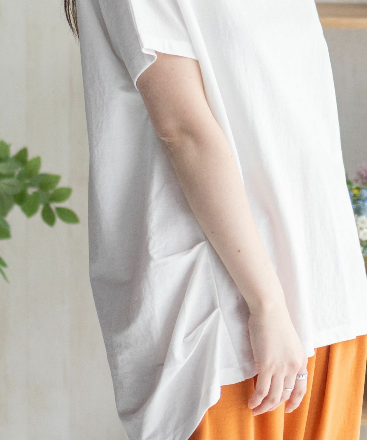 nAvy SARARI 裾タックチュニック レディース ネコポス 対応商品