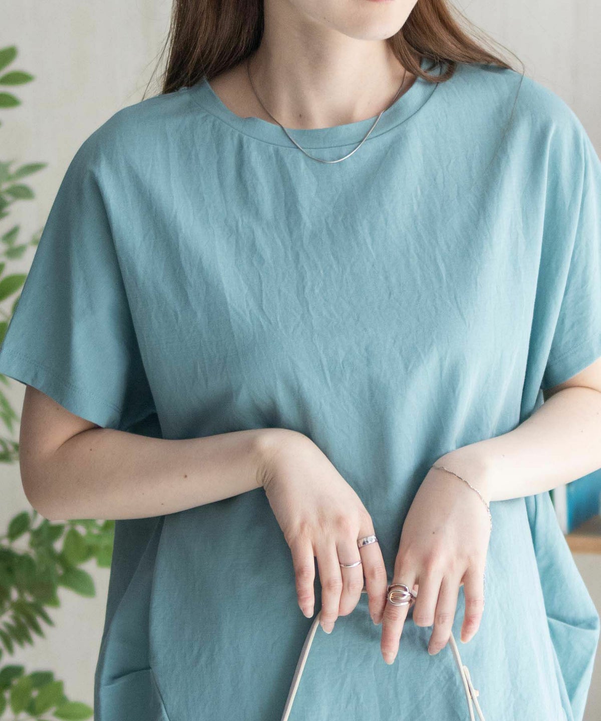 nAvy SARARI 裾タックチュニック レディース ネコポス 対応商品