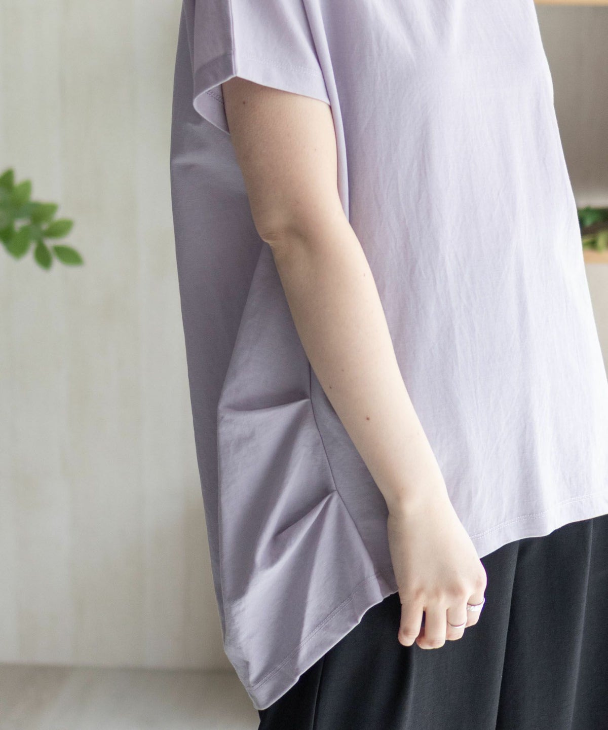 nAvy SARARI 裾タックチュニック レディース ネコポス 対応商品