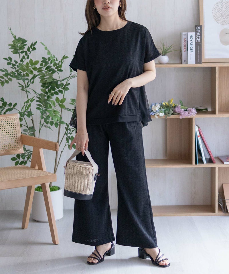 Howdy Marie  ジャガードチュールプルオーバー レディース メール便 対応商品商品画像-13