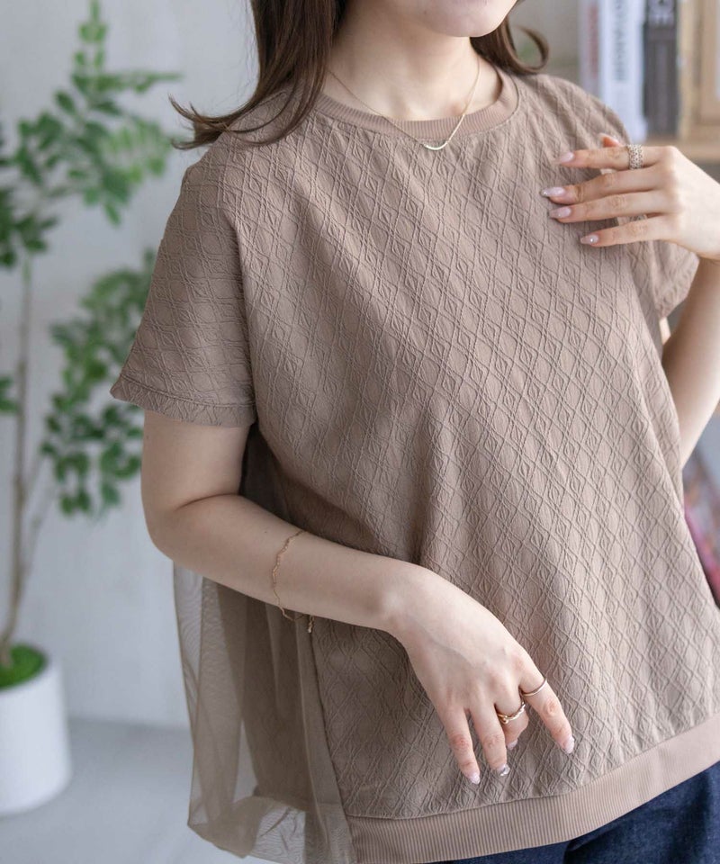 Howdy Marie  ジャガードチュールプルオーバー レディース メール便 対応商品商品画像-14