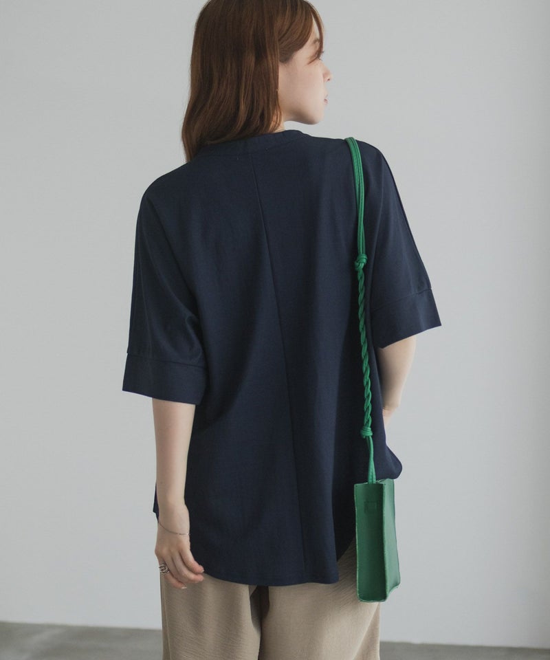 nAvy SARARI スキッパー5分袖ブラウス レディース商品画像-17