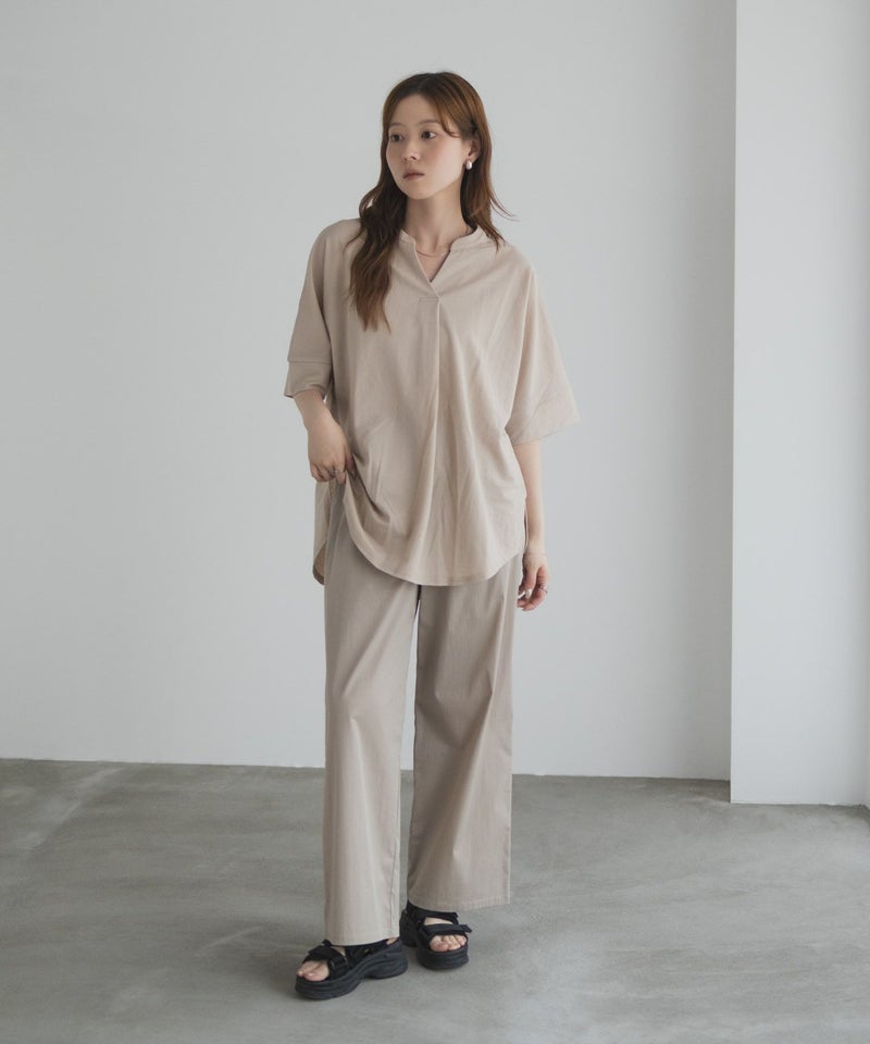 nAvy SARARI スキッパー5分袖ブラウス レディース商品画像-21