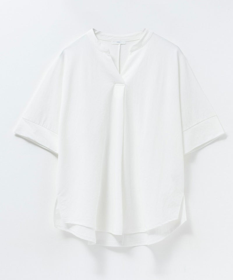 nAvy SARARI  スキッパー5分袖ブラウス レディース商品画像-27