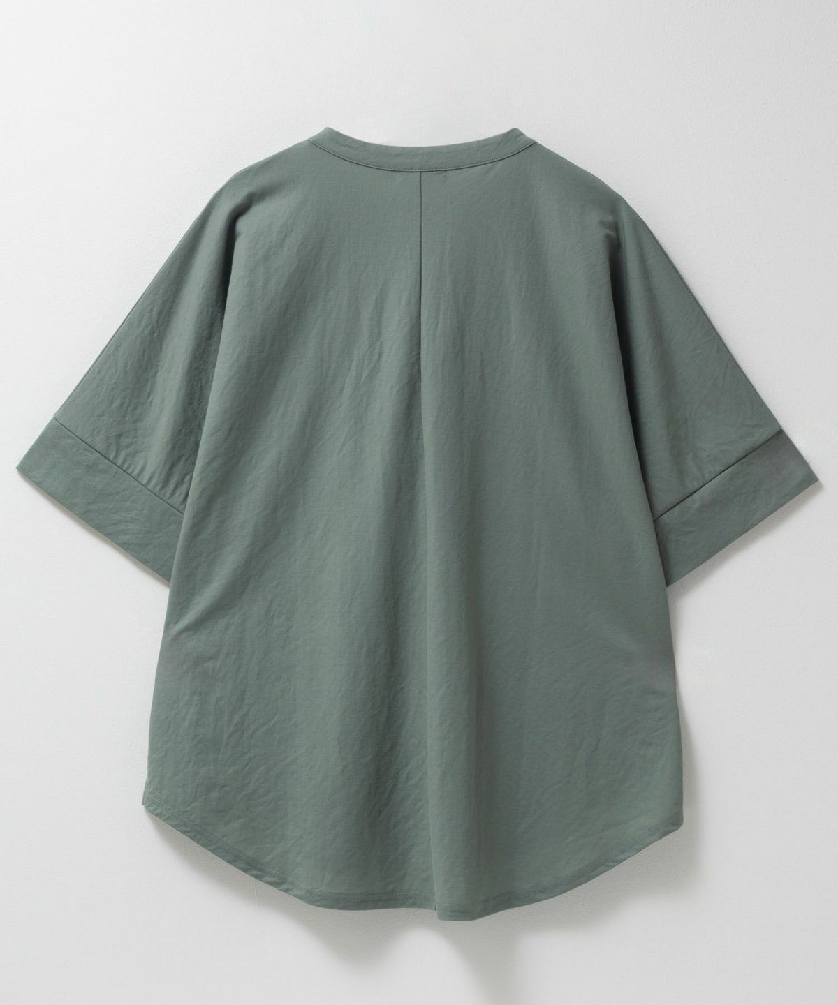 nAvy SARARI スキッパー5分袖ブラウス レディース