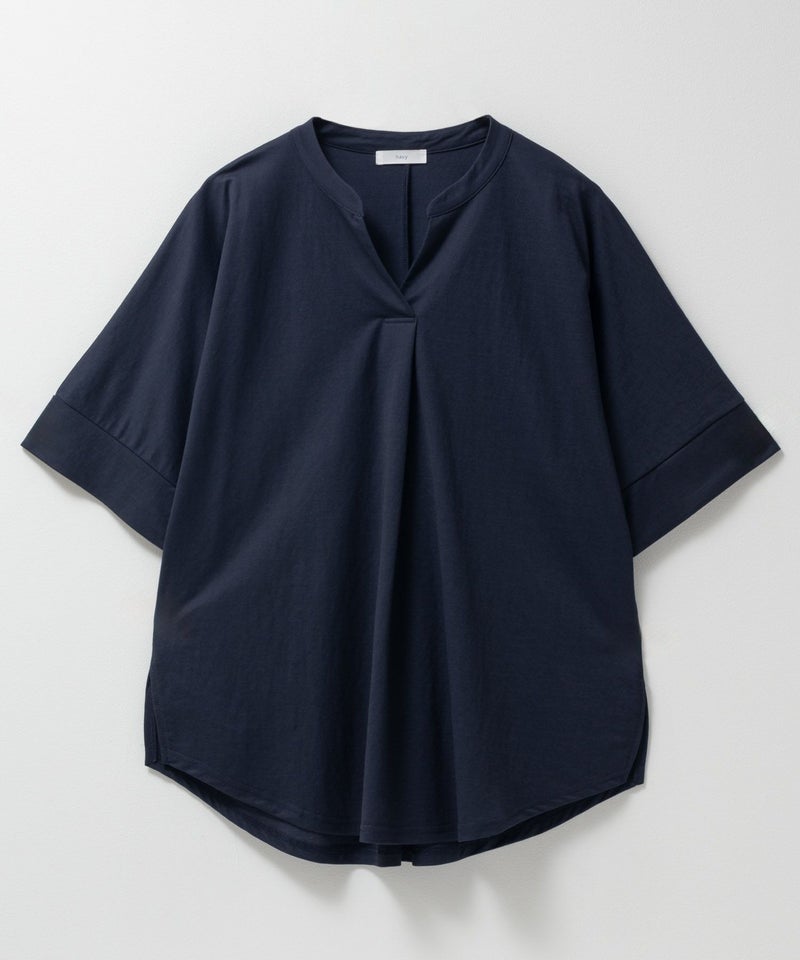 nAvy SARARI  スキッパー5分袖ブラウス レディース商品画像-35