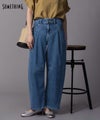 SOMETHING  HANAタックカーブデニムパンツ レディース商品サムネイル-1