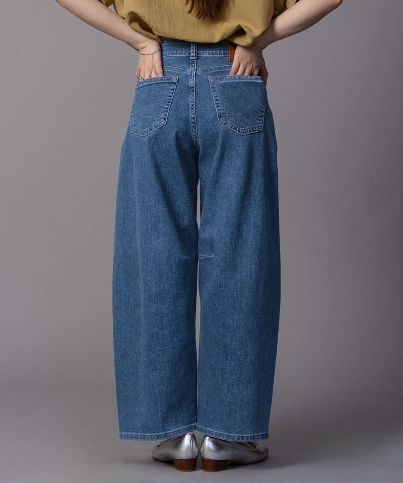 SOMETHING  HANAタックカーブデニムパンツ レディース商品画像-5