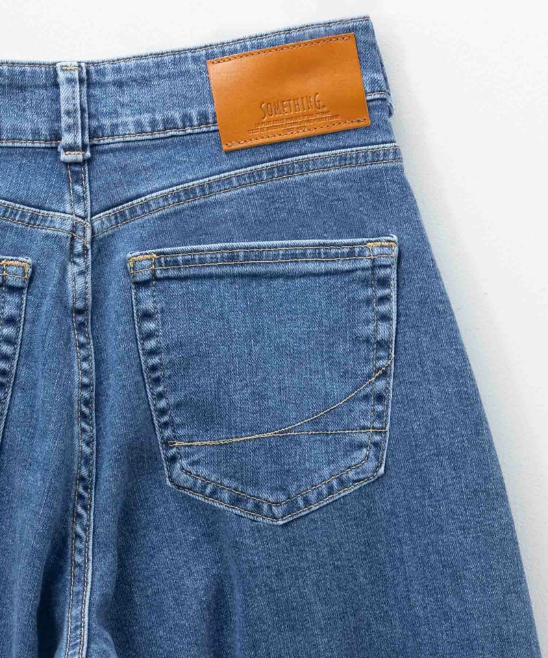 SOMETHING  HANAタックカーブデニムパンツ レディース商品画像-13