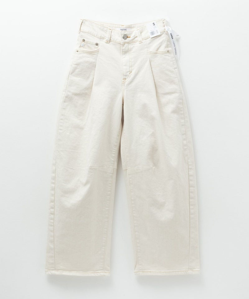 SOMETHING  HANAタックカーブデニムパンツ レディース商品画像-10