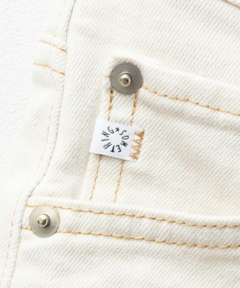 SOMETHING HANAタックカーブデニムパンツ レディース商品画像-15