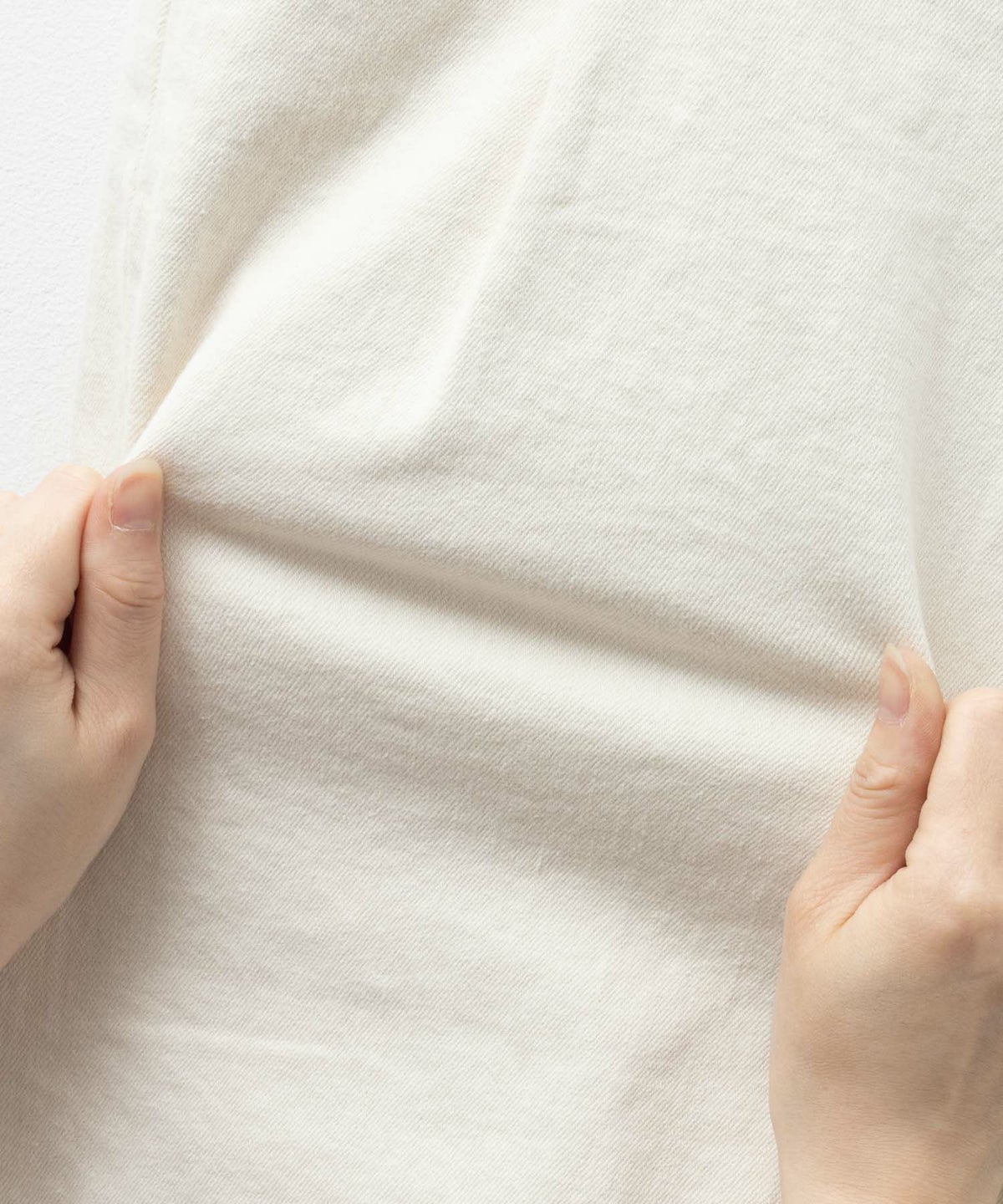 SOMETHING HANAタックカーブデニムパンツ レディース