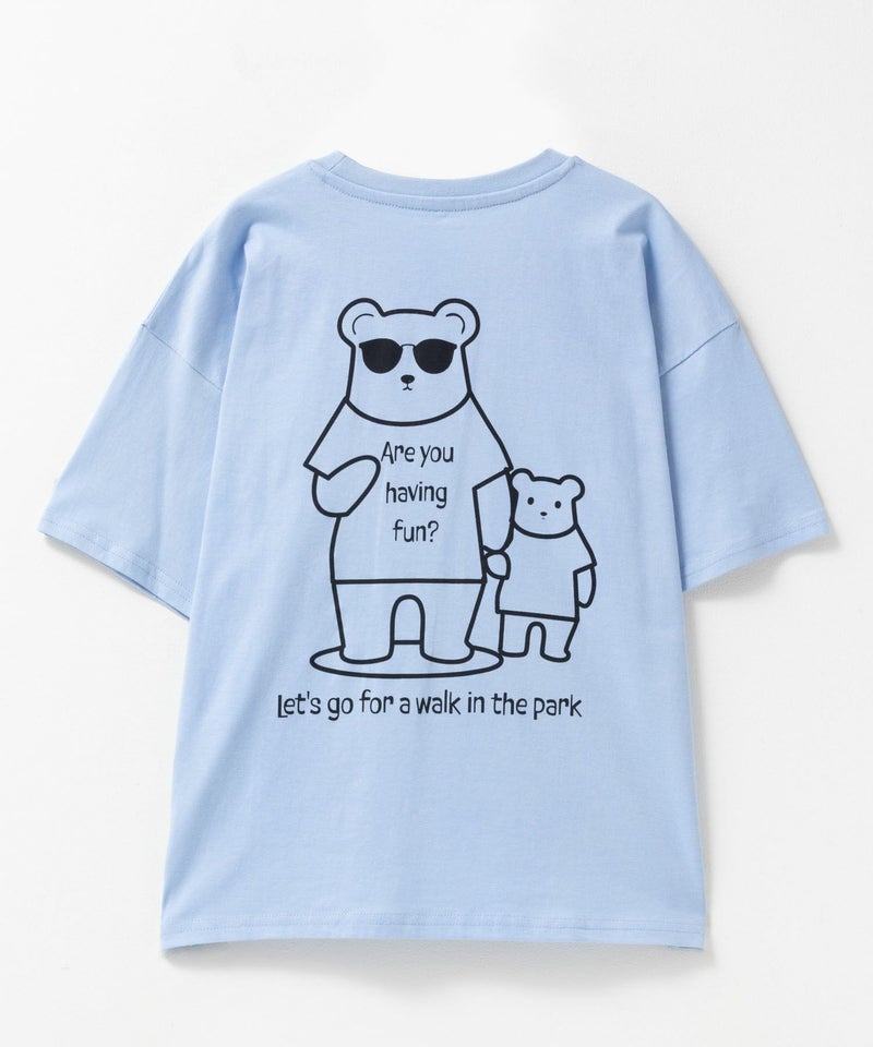 T-GRAPHICS ビッグシルエット半袖Tシャツ キッズ メール便 対応商品商品画像-7