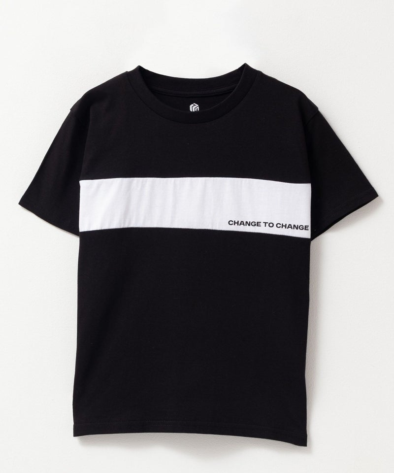 T-GRAPHICS 切り替えグラフィック半袖Tシャツ キッズ メール便 対応商品商品画像-3