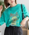 DISCUS プリントビッグTシャツ バーガー レディース メール便 対応商品商品サムネイル-3