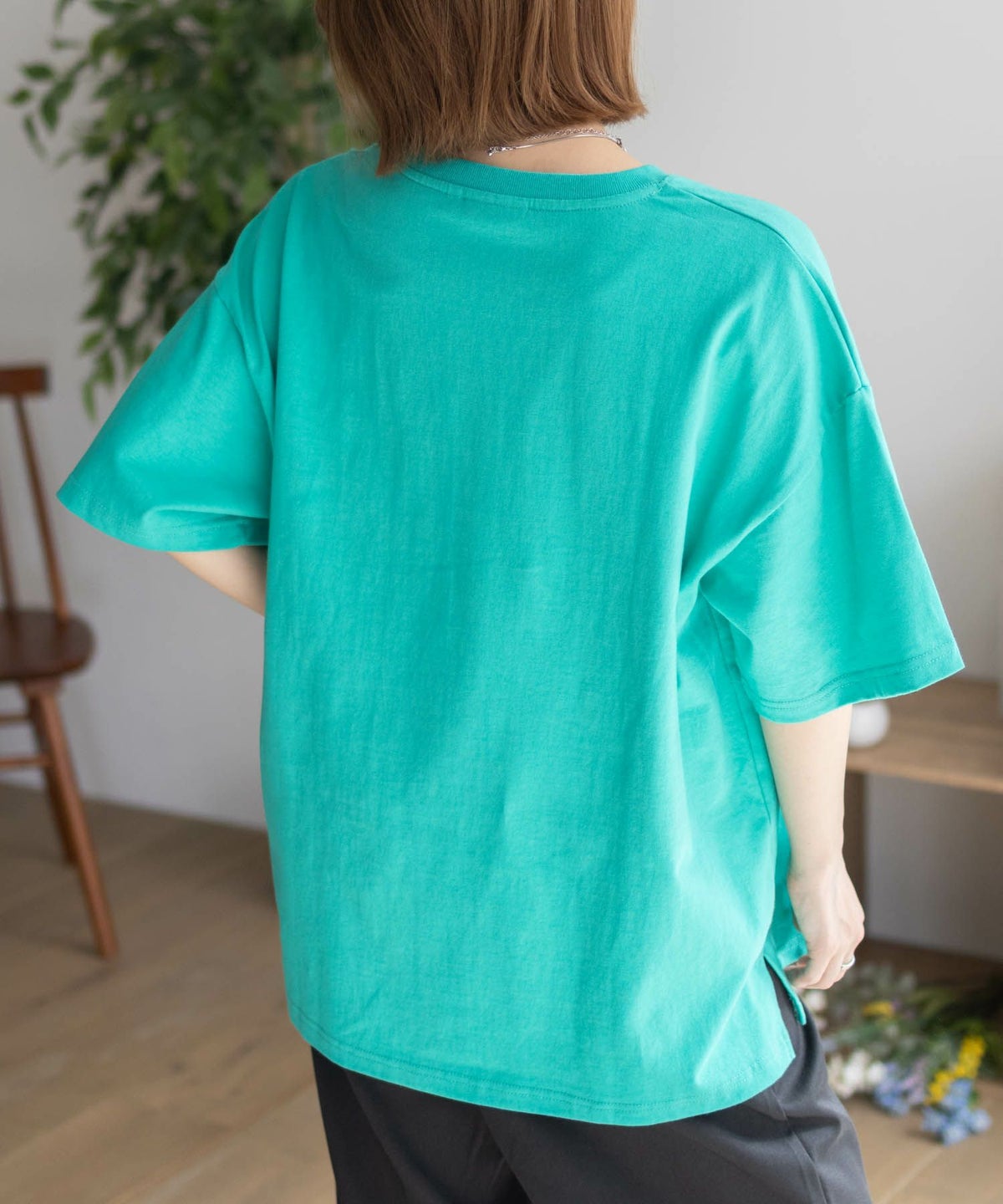 DISCUS プリントビッグTシャツ バーガー レディース ネコポス 対応商品