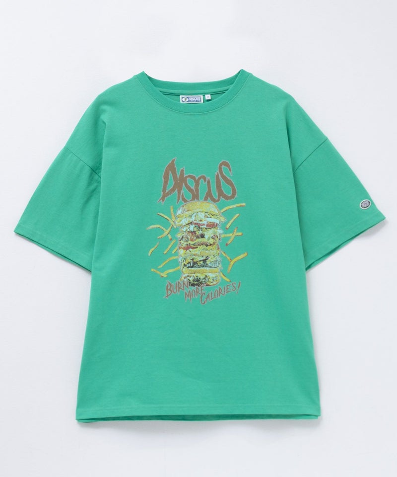 DISCUS プリントビッグTシャツ バーガー レディース メール便 対応商品商品画像-15