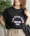 CONVERSE ポンチ素材 ボックスシルエットTシャツ レディース ネコポス 対応商品