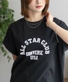 CONVERSE  ポンチ素材 ボックスシルエットTシャツ レディース メール便 対応商品商品サムネイル-5