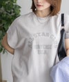 CONVERSE  ポンチ素材 ボックスシルエットTシャツ レディース メール便 対応商品商品サムネイル-12
