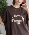 CONVERSE  ポンチ素材 ボックスシルエットTシャツ レディース メール便 対応商品商品サムネイル-14