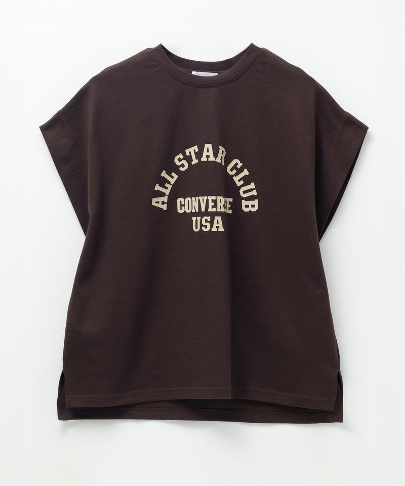 CONVERSE ポンチ素材 ボックスシルエットTシャツ レディース メール便 対応商品商品画像-22