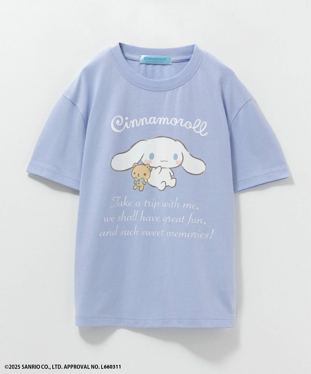 サンリオキャラクターズ シナモロール プリントTシャツ キッズ ネコポス 対応商品