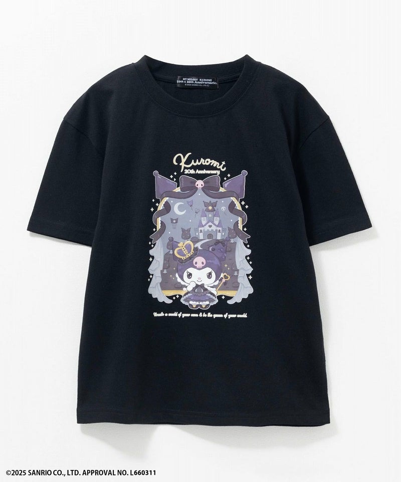 サンリオキャラクターズ クロミ マイメロディ 周年Tシャツ キッズ メール便 対応商品商品画像-1