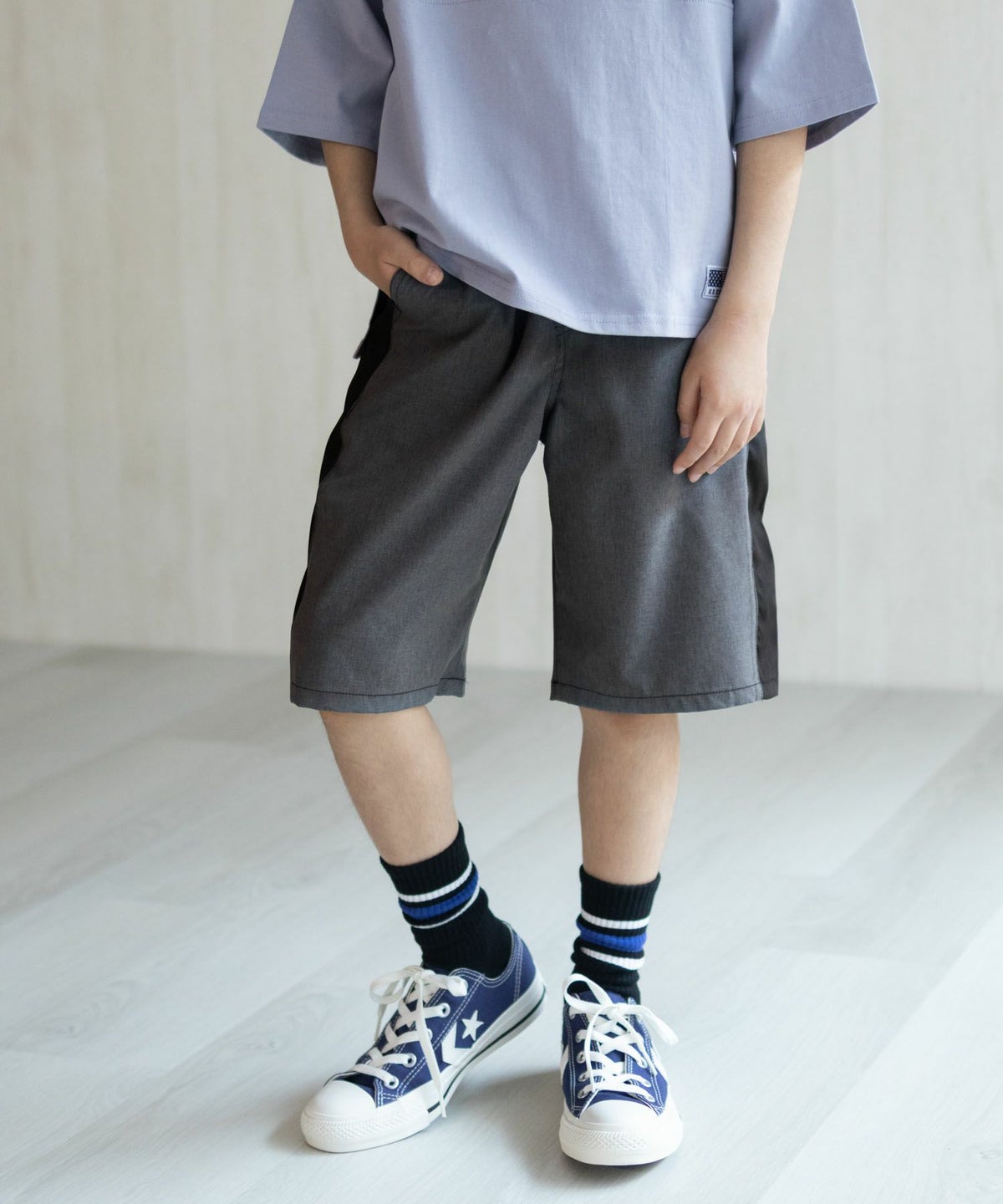 NAVY SARARI ギアショートパンツ キッズ