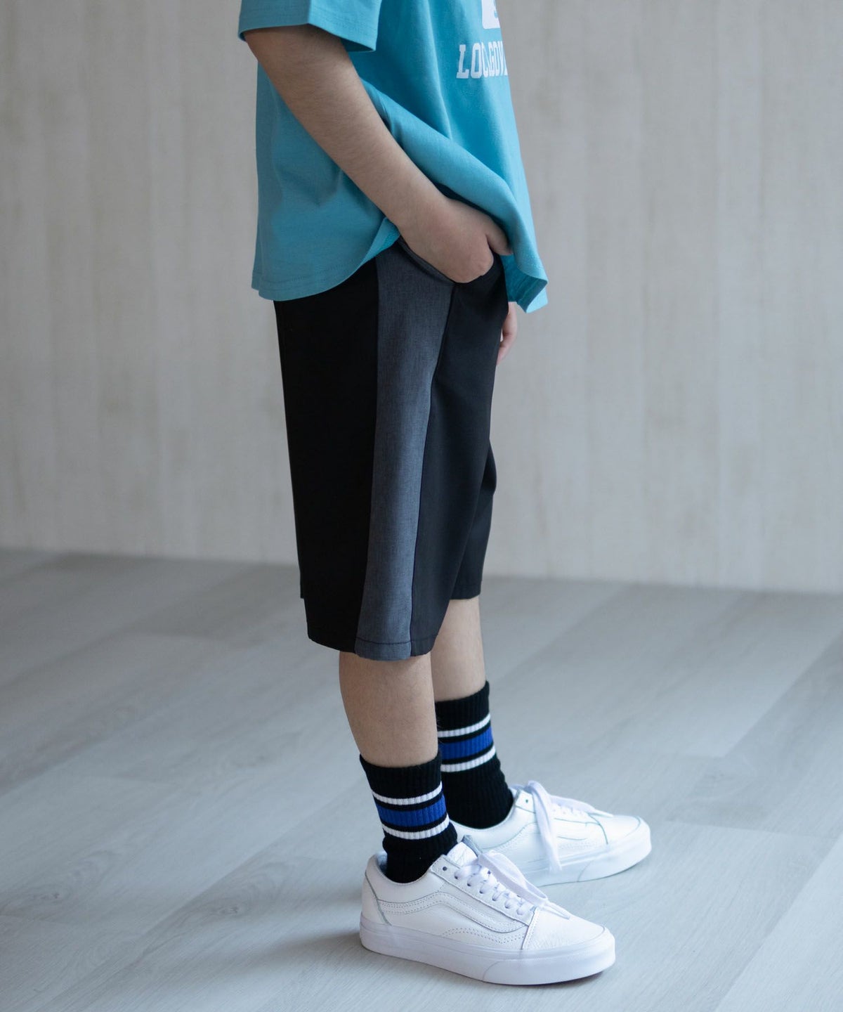 NAVY SARARI ギアショートパンツ キッズ