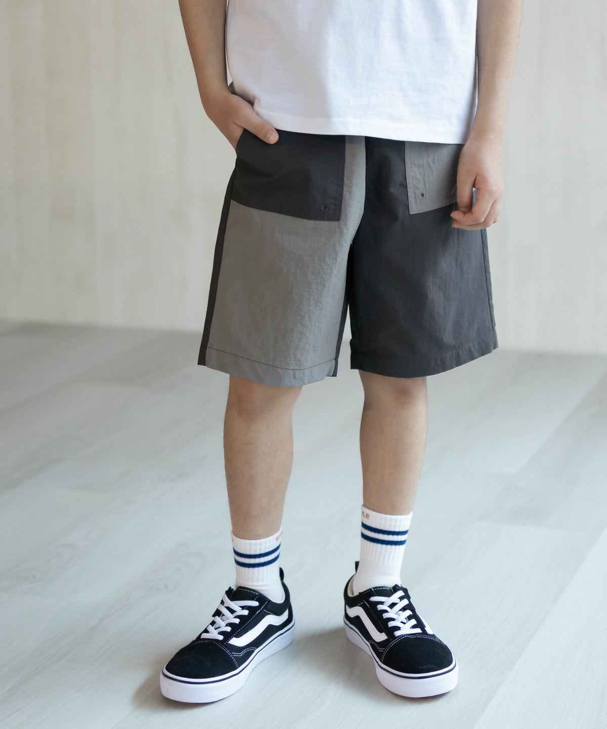 NAVY 水陸両用ナイロンショートパンツ キッズ