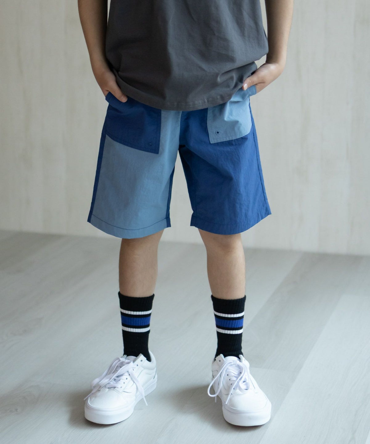 NAVY 水陸両用ナイロンショートパンツ キッズ