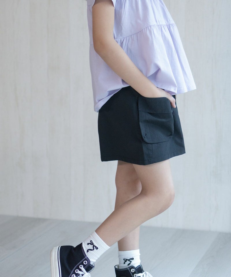 NAVY SARARI 水陸両用カーゴキュロット キッズ メール便 対応商品商品画像-11