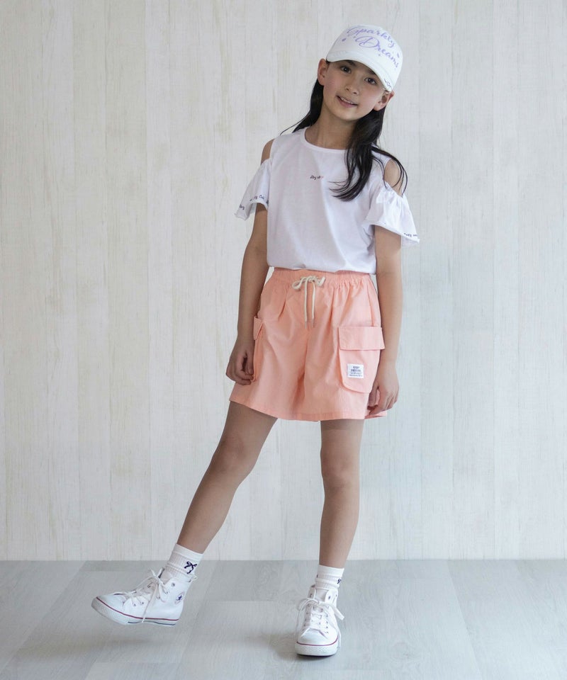 NAVY SARARI 水陸両用カーゴキュロット キッズ メール便 対応商品商品画像-17