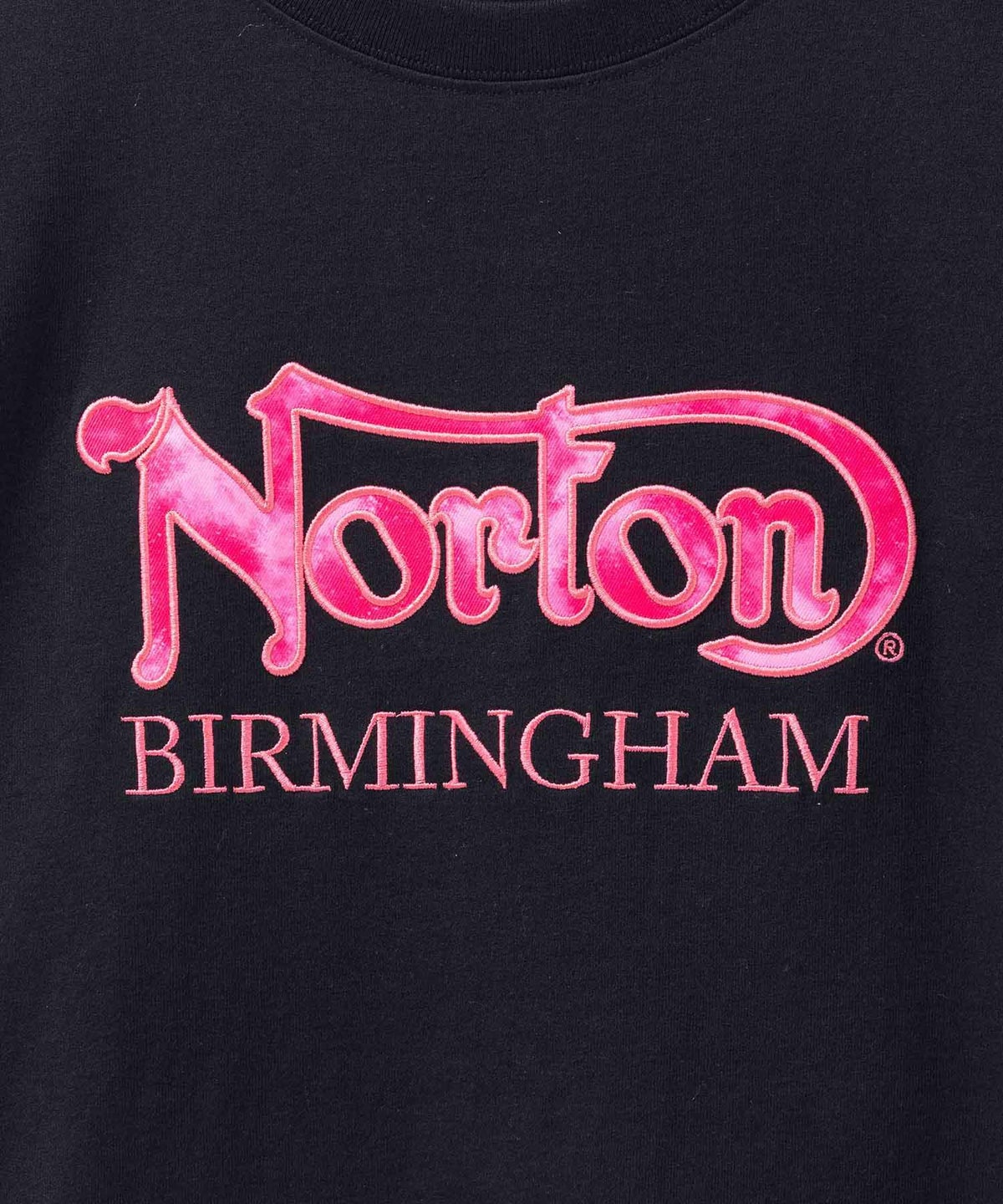 Norton ピンクフェザーワッペンTシャツ メンズ