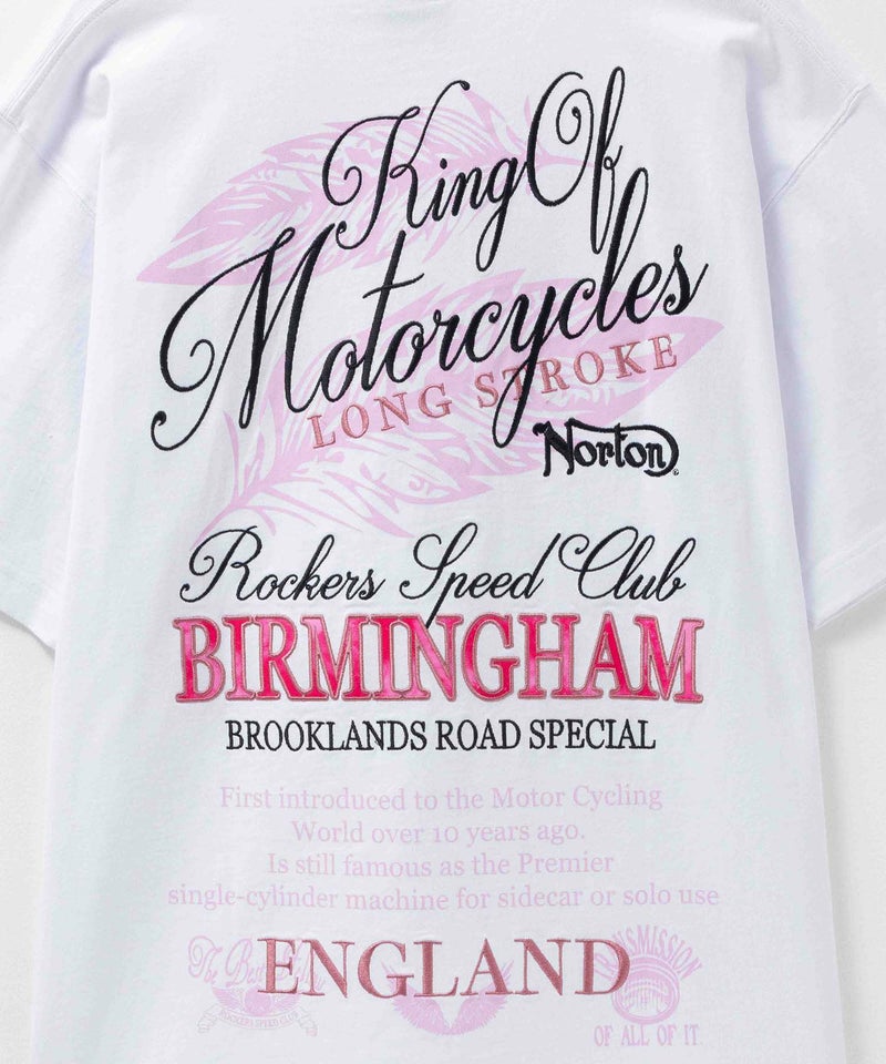 Norton  ピンクフェザーワッペンTシャツ メンズ商品画像-12