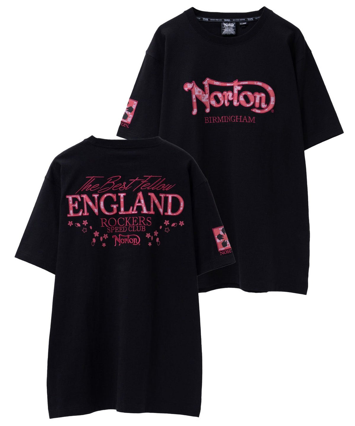 Norton サクラワッペンTシャツ メンズ