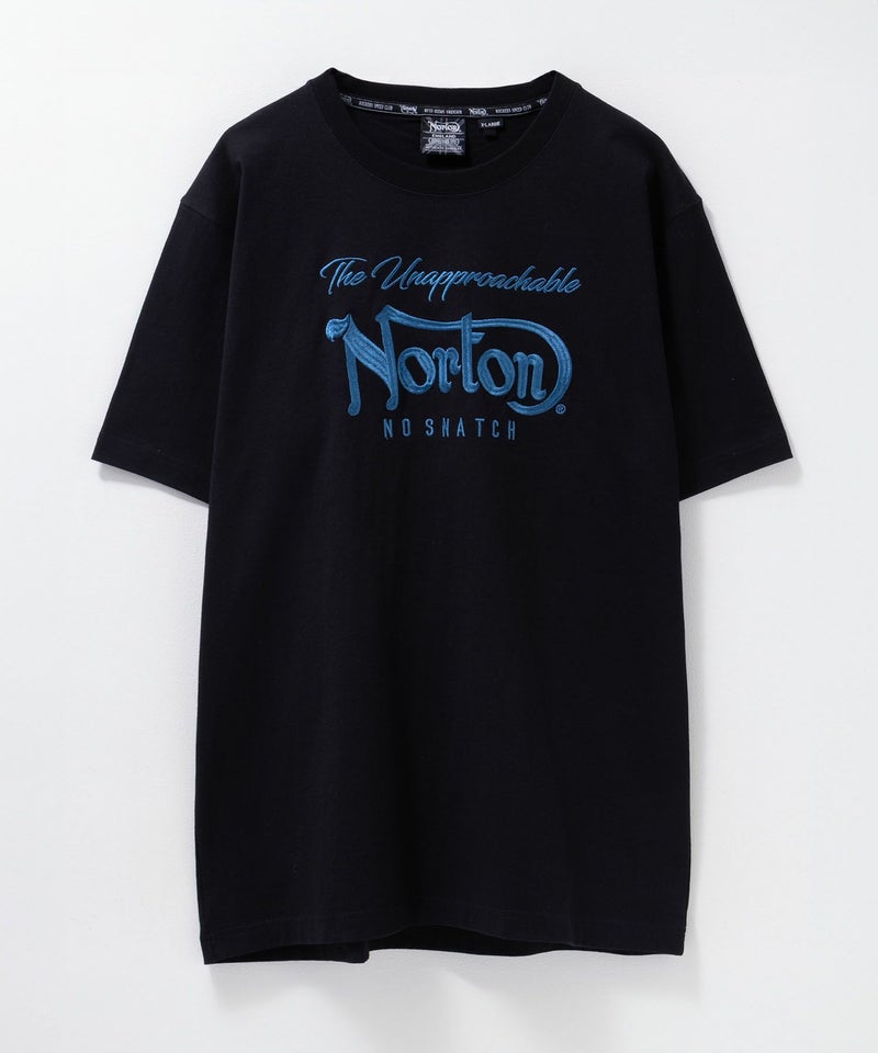 Norton ブルーワッペン刺繍Tシャツ メンズ商品画像-3