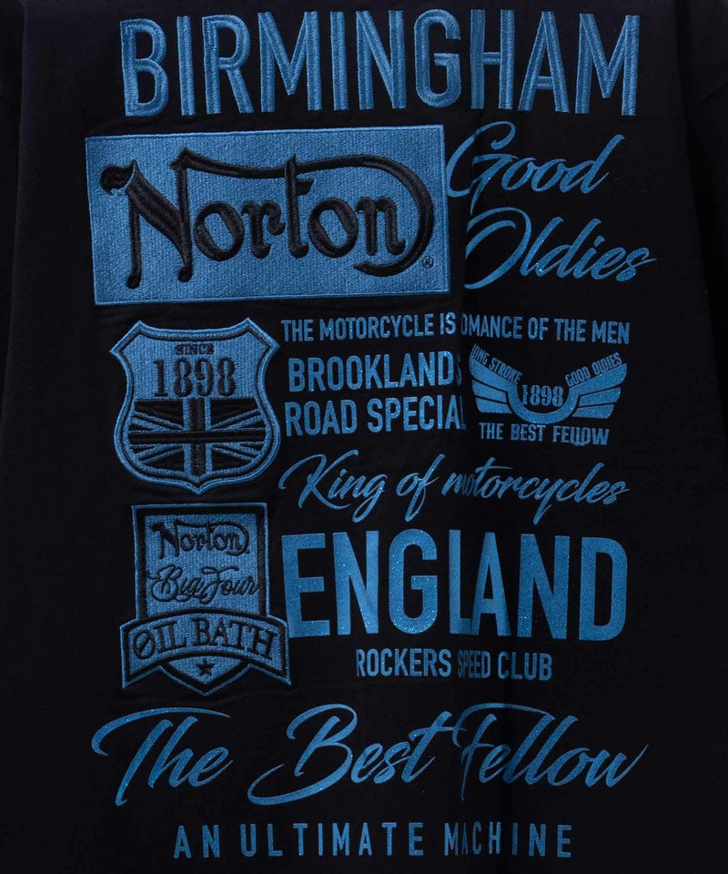 Norton ブルーワッペン刺繍Tシャツ メンズ商品画像-8