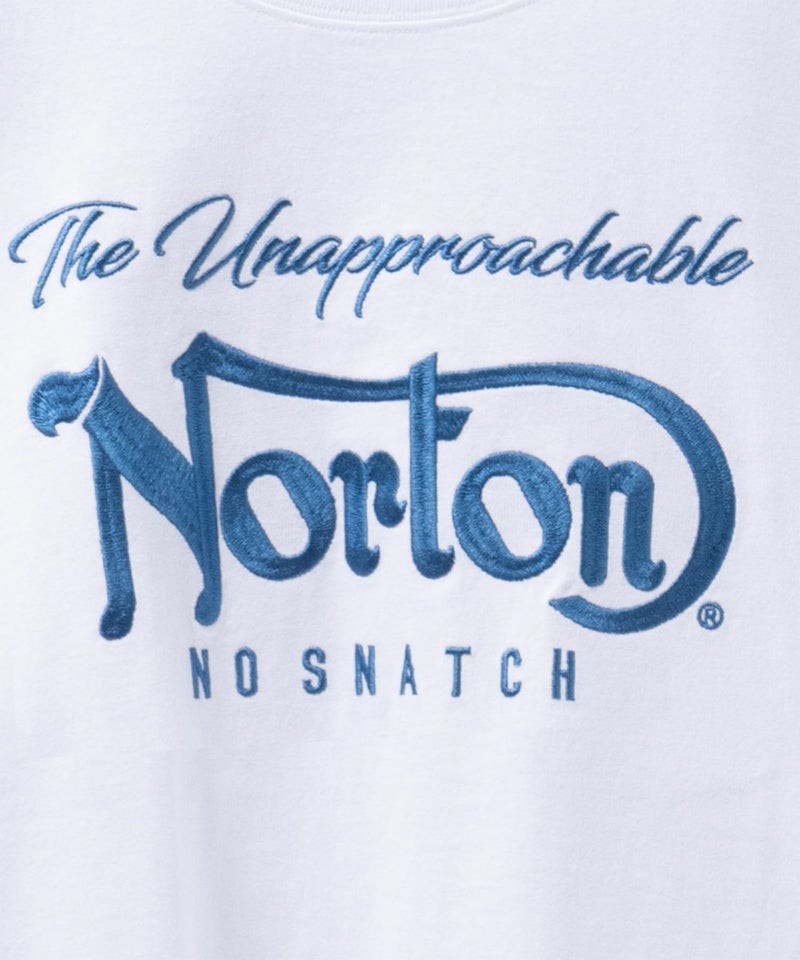 Norton ブルーワッペン刺繍Tシャツ メンズ商品画像-9