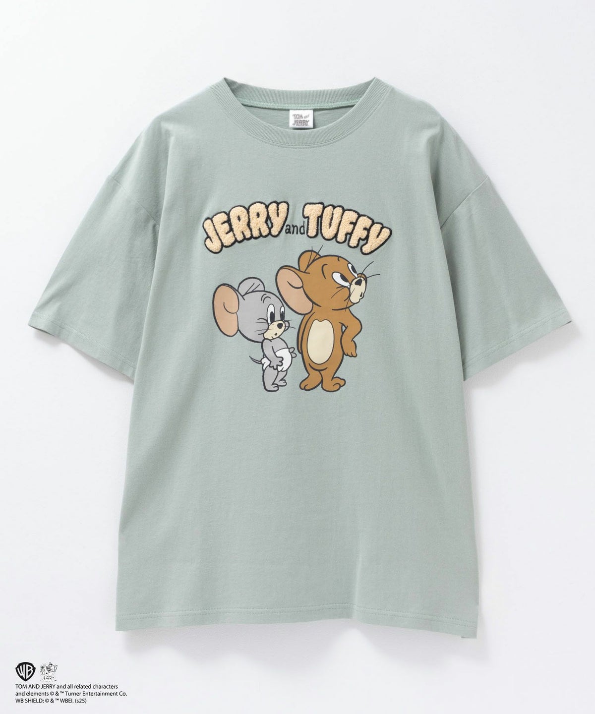 Tom and Jerry サガラ刺繍Tシャツ レディース ネコポス 対応商品