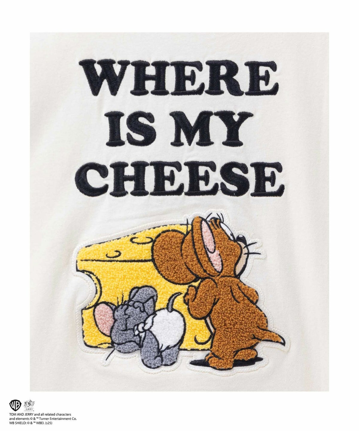 Tom and Jerry サガラ刺繍Tシャツ レディース ネコポス 対応商品