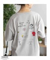 PEANUTS SNOOPY 刺繍プリントTシャツ レディース メール便 対応商品商品サムネイル-3