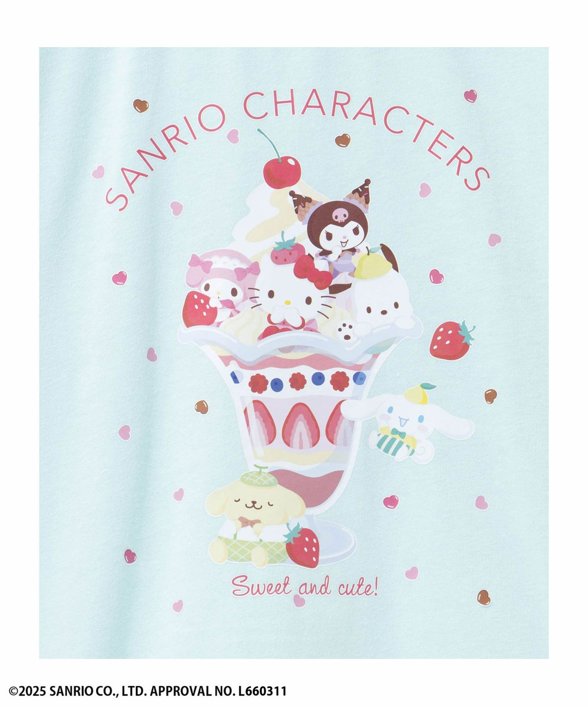 サンリオキャラクターズ Tシャツ キッズ ネコポス 対応商品