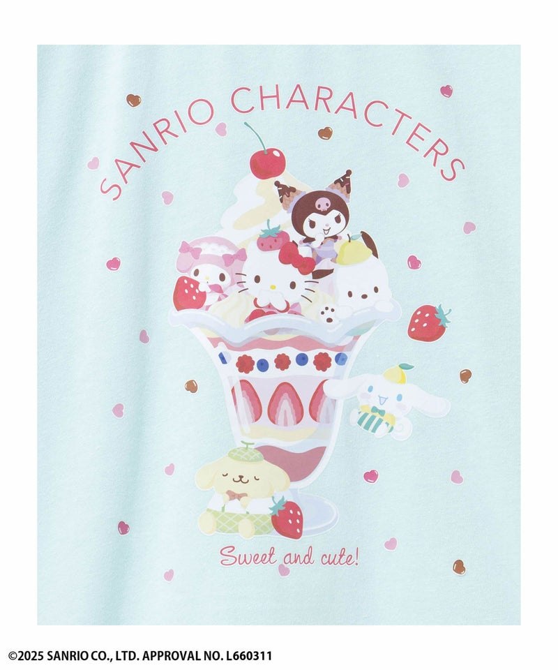 サンリオキャラクターズ Tシャツ キッズ メール便 対応商品商品画像-3