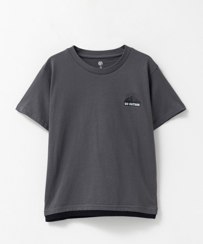 T-GRAPHICS ストリート系ロゴTシャツ キッズ メール便 対応商品商品画像-4